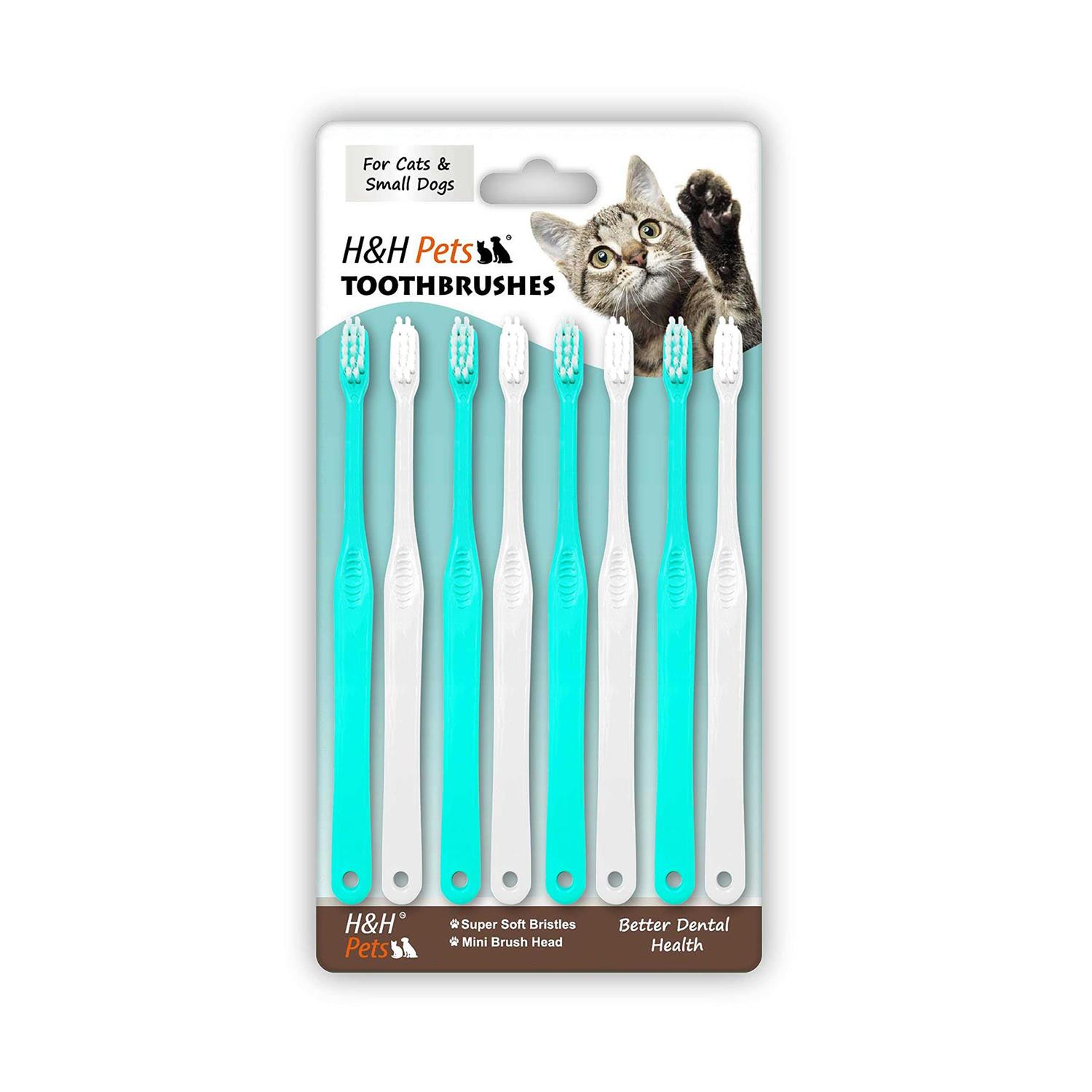 H&H Pets Dog Toothbrushes from Large to Small Best Professional Dog Cat Toothbrush Series with Many Design & Size - Healthber