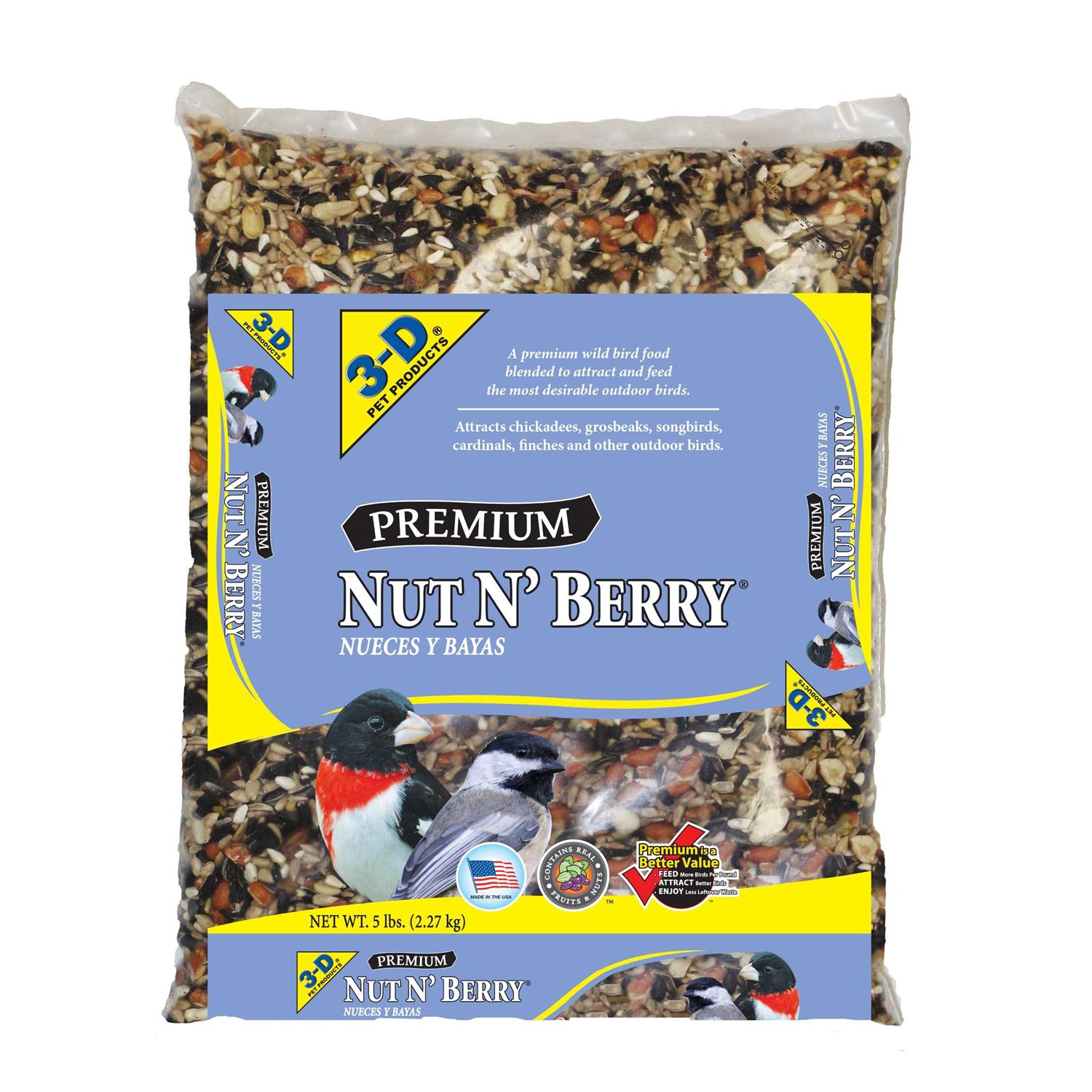 3-d Pet Products Nut & Berry Bird - Healthber