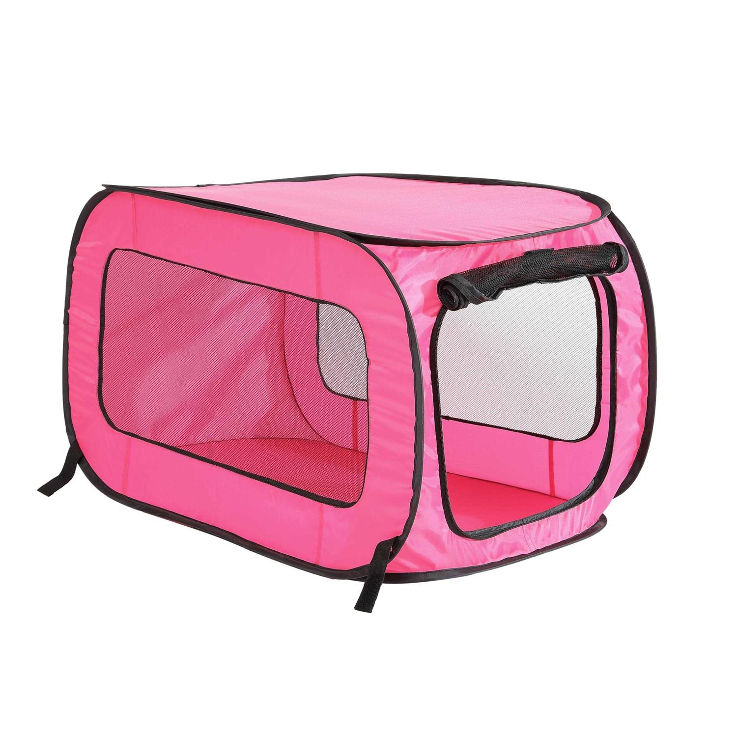 Beatrice Home Fashions Portable Collapsible Pop Up Travel Pet Kennel - Healthber