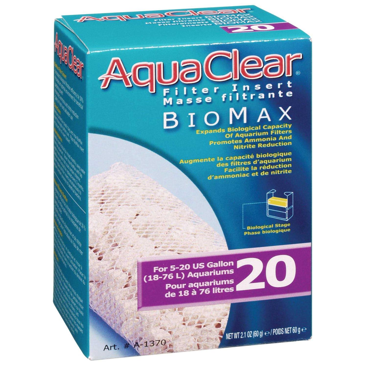 Aquaclear 20 Biomax Filter Insert - Healthber