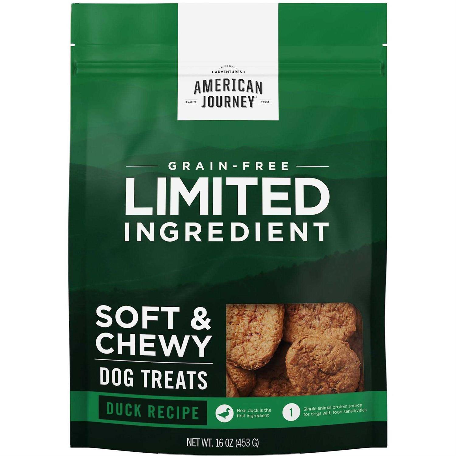 American Journey Limited Ingredient Grain-Free Recipe Soft & Chewy Dog Treats - Healthber