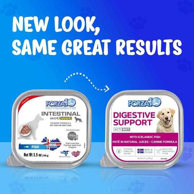 Forza10 Nutraceutic Actiwet Digestive Support Icelandic Fish Recipe Wet Dog Food - Healthber