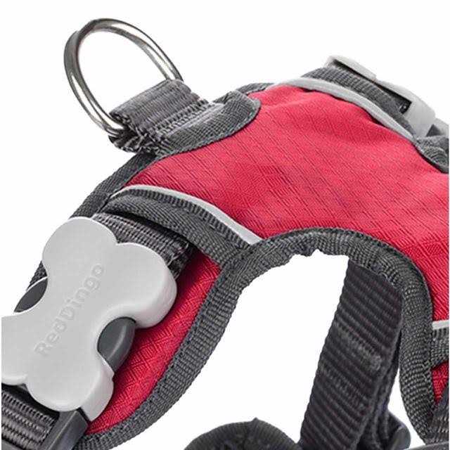 Dog Harness Red Dingo Padded - Healthber