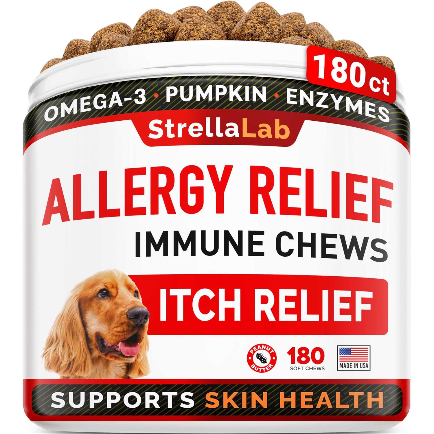 StrellaLab Allergy Relief Immune Chews - Healthber