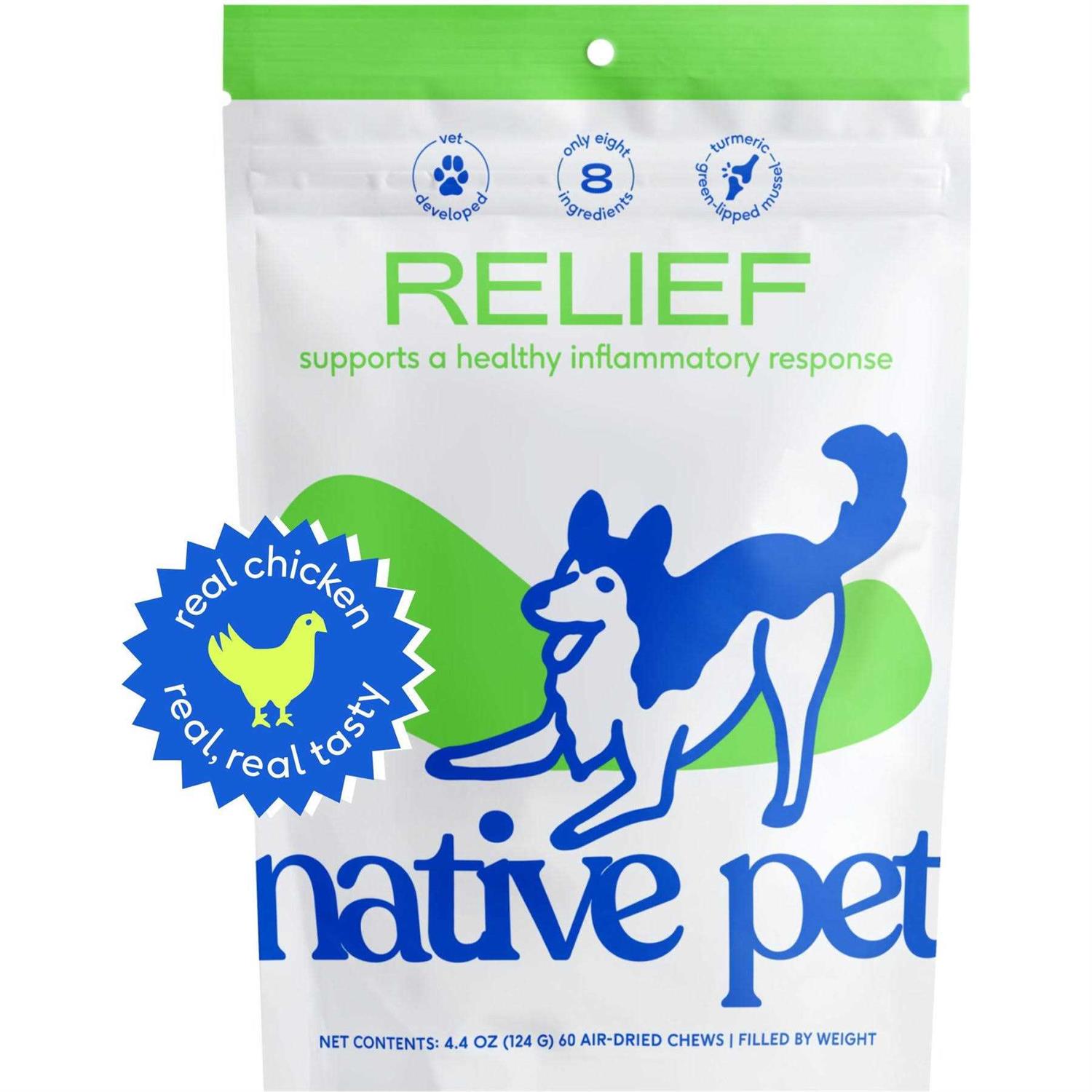 Native Pet Anti Inflammatory Supplement & Dog Joint Relief - Healthber