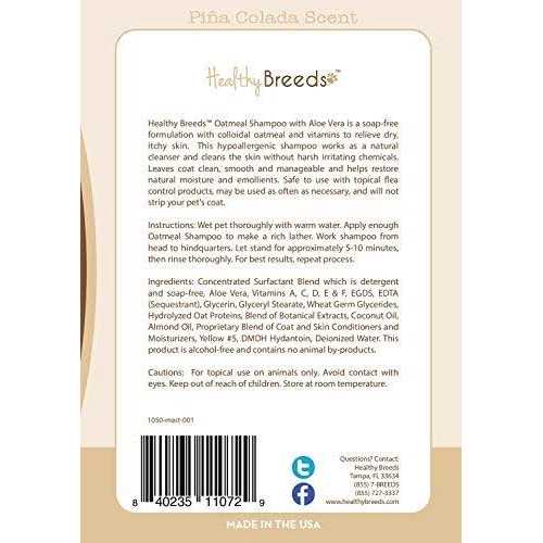 Healthy Breeds 16 oz Oatmeal Shampoo with Aloe - Healthber