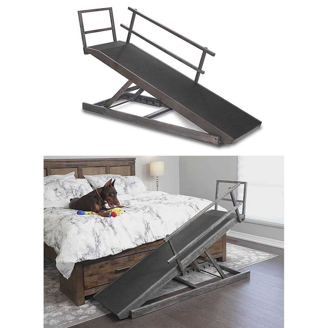 Doggoramps Large Bed Ramp for Big & Medium Dogs Adjustable Height Sturdy - Healthber