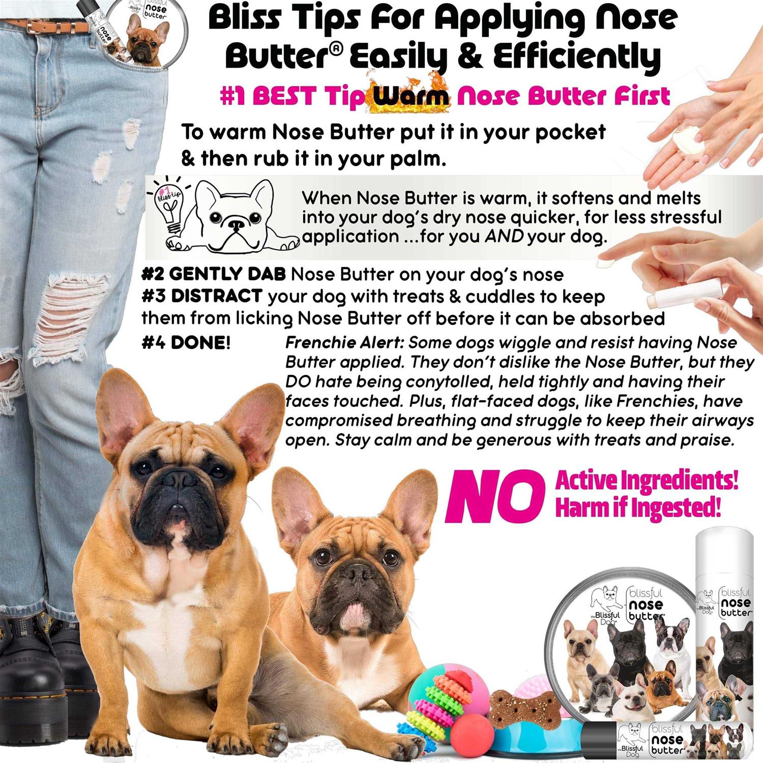 The Blissful Dog Bulldog Unscented Nose Butter - Healthber