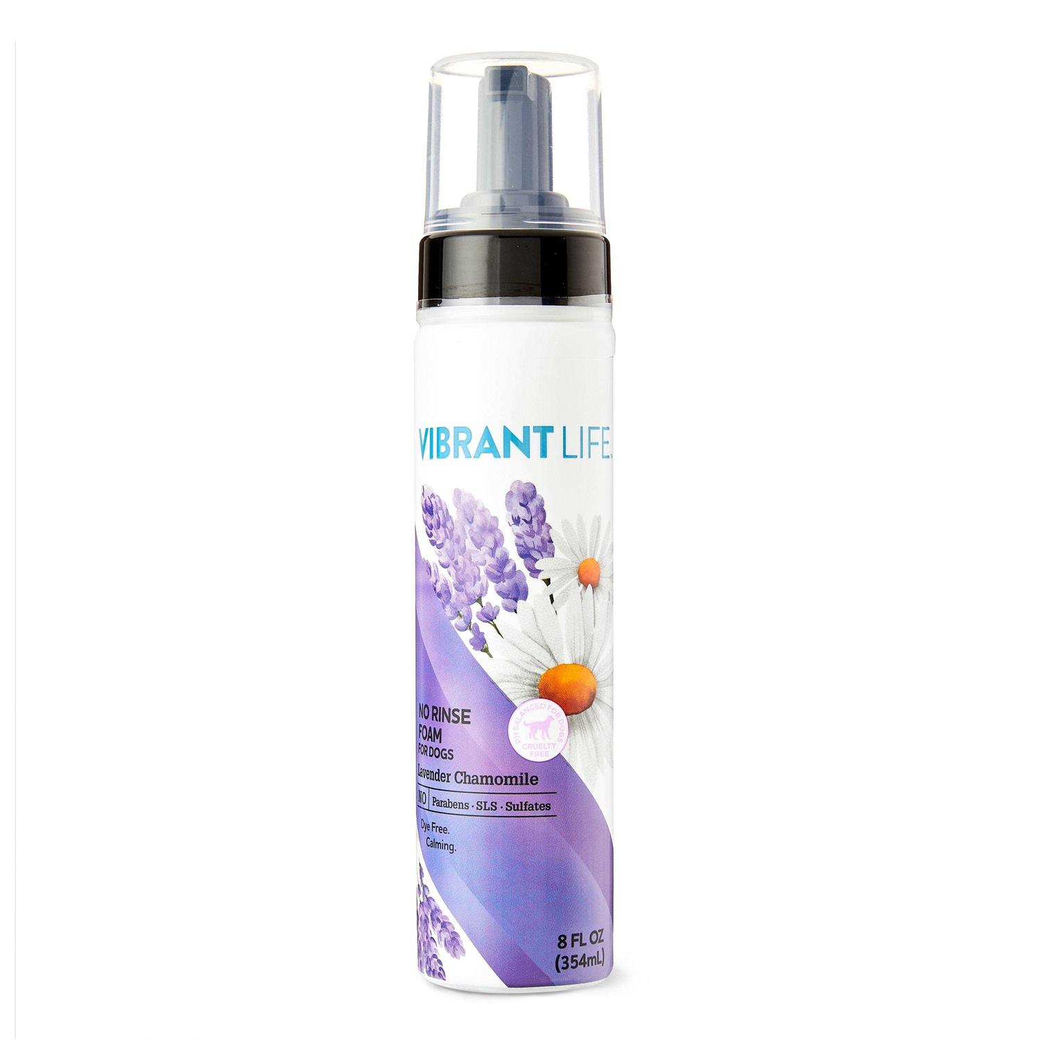 Vibrant Life Waterless No-Rinse Foam Dog Shampoo - Healthber