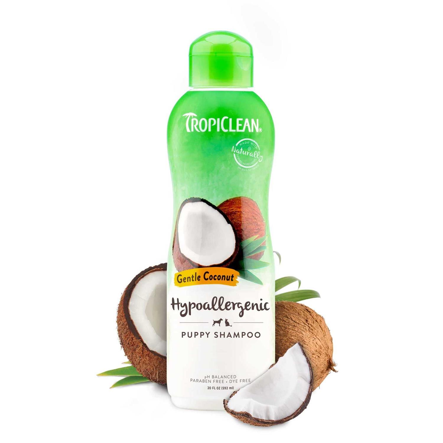 TropiClean Gentle Coconut Puppy Shampoo - Healthber