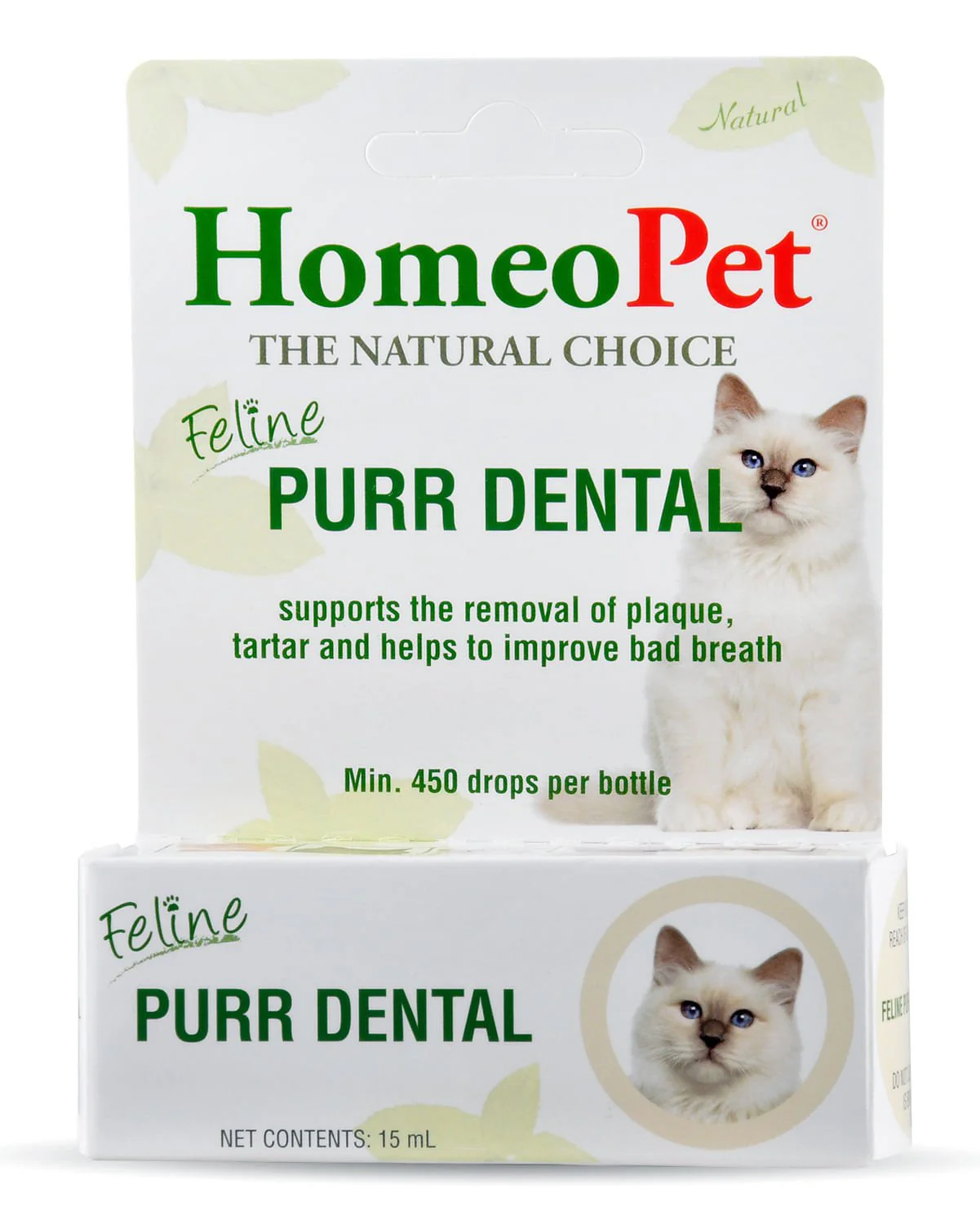 HomeoPet Feline Purr Dental, 15 mL - Healthber
