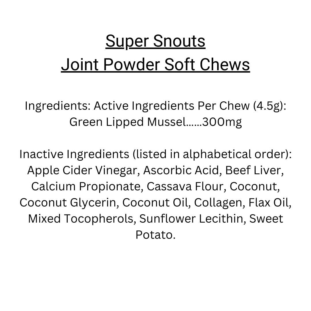 Super Snouts Joint Power Chews - Healthber
