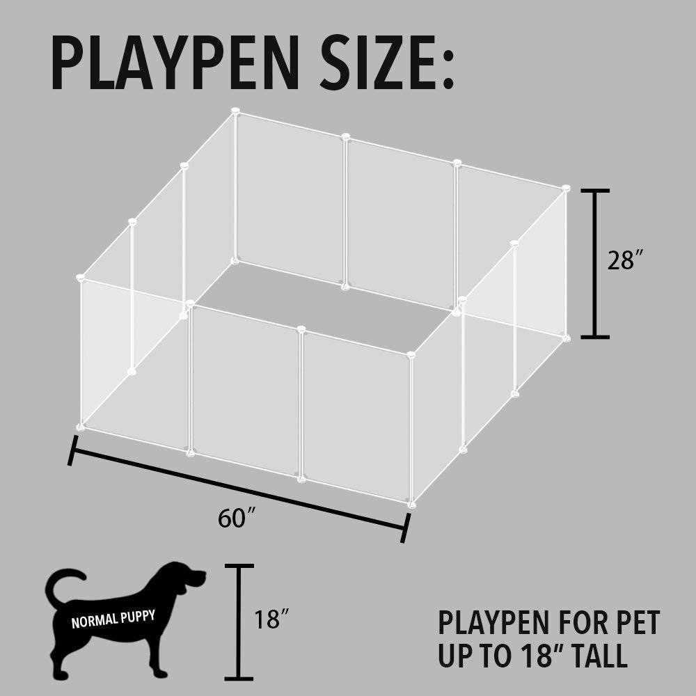 ALLISANDRO Small Pet Playpen Animal cage for Indoor Outdoor Use - Healthber