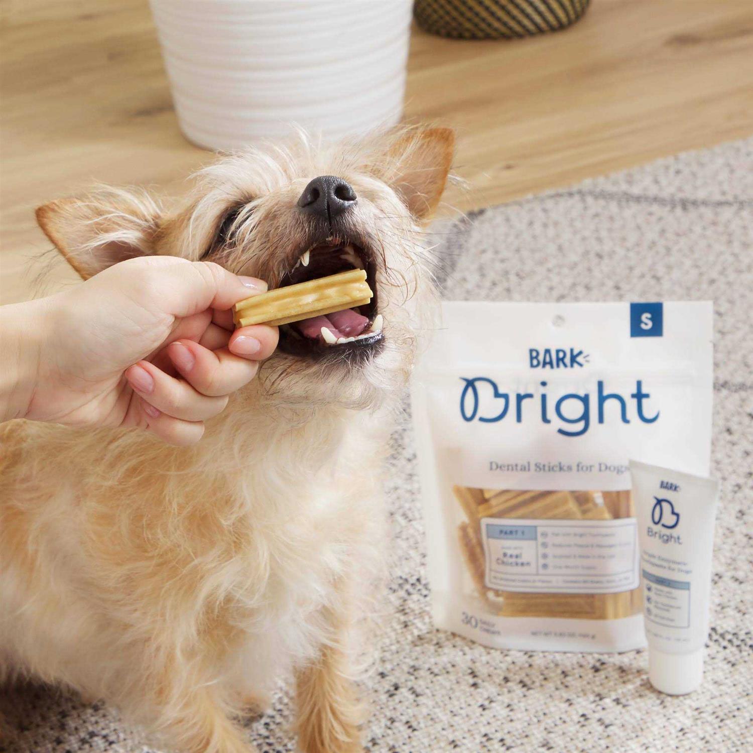 Bark Bright Dental Sticks for Large Dogs Chews - Healthber