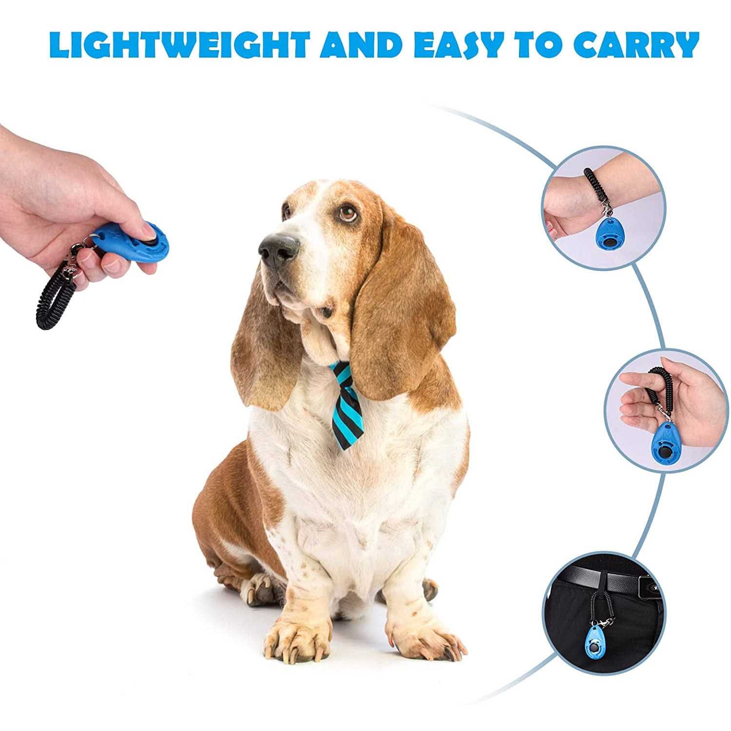 Dog Training Clicker with Wrist Strap Oyefly Durable Lightweight Easy to Use - Healthber