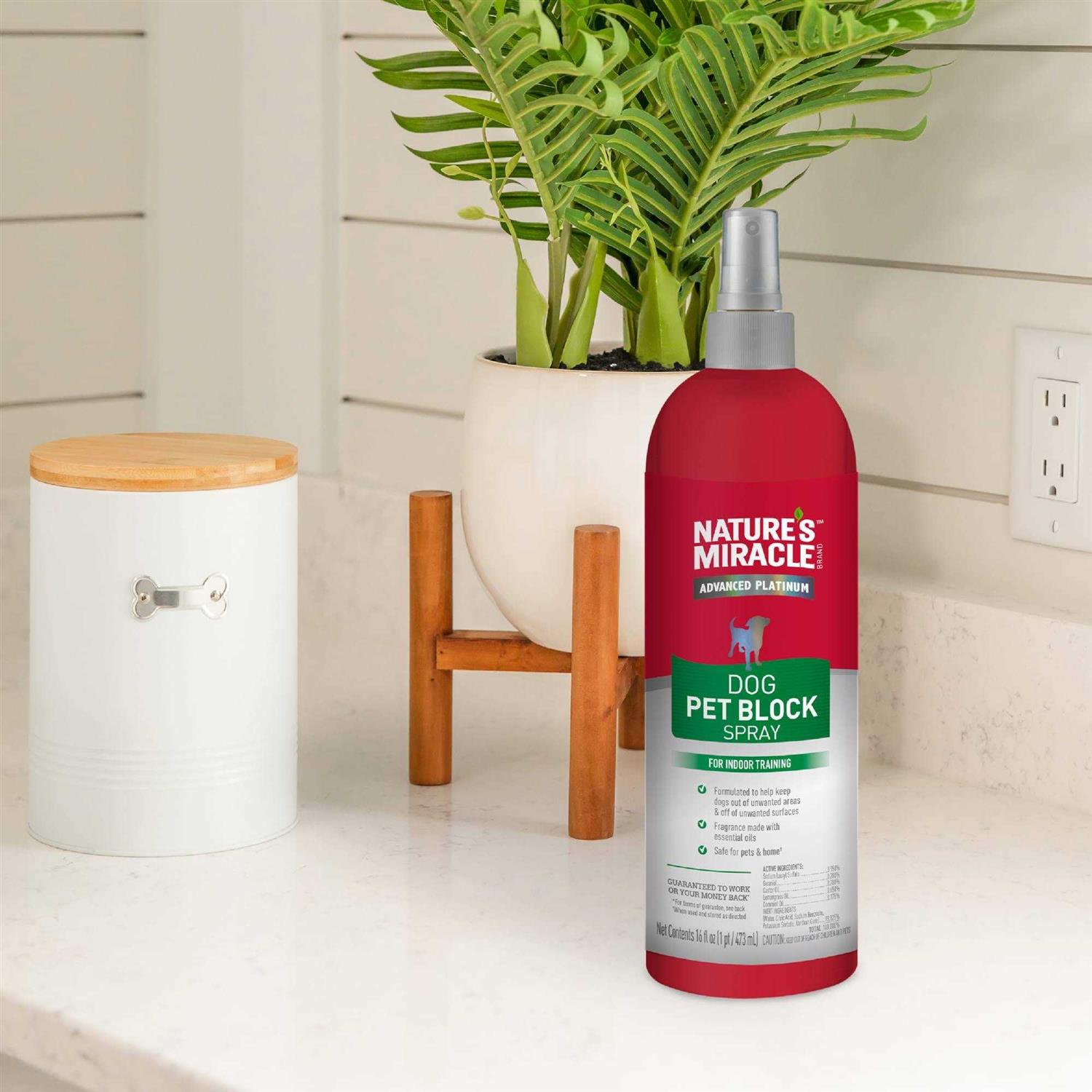 Nature’s Miracle Advanced Platinum Dog Pet Block Repellent Spray - Healthber