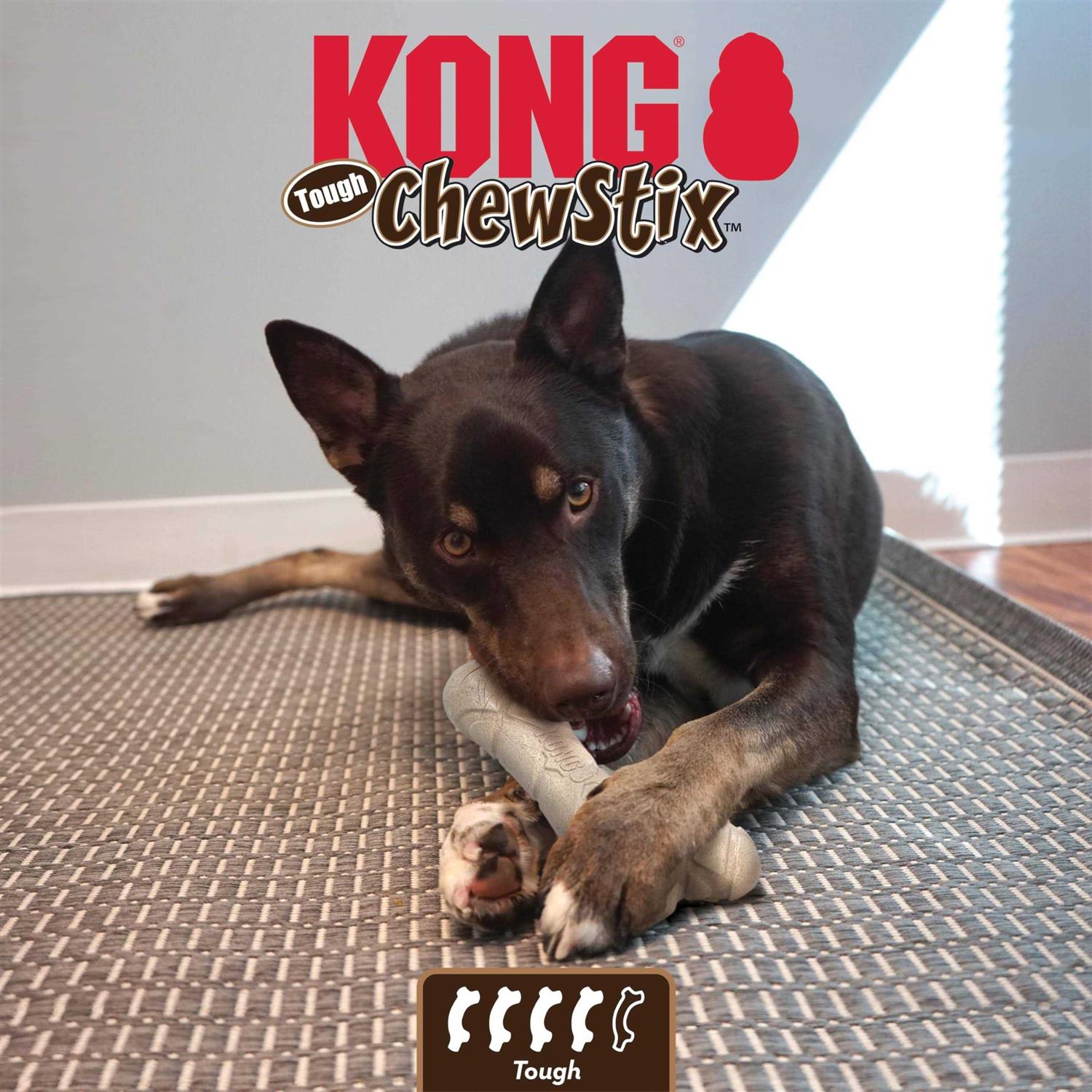Kong ChewStix Tough Femur Dog Toy - Healthber