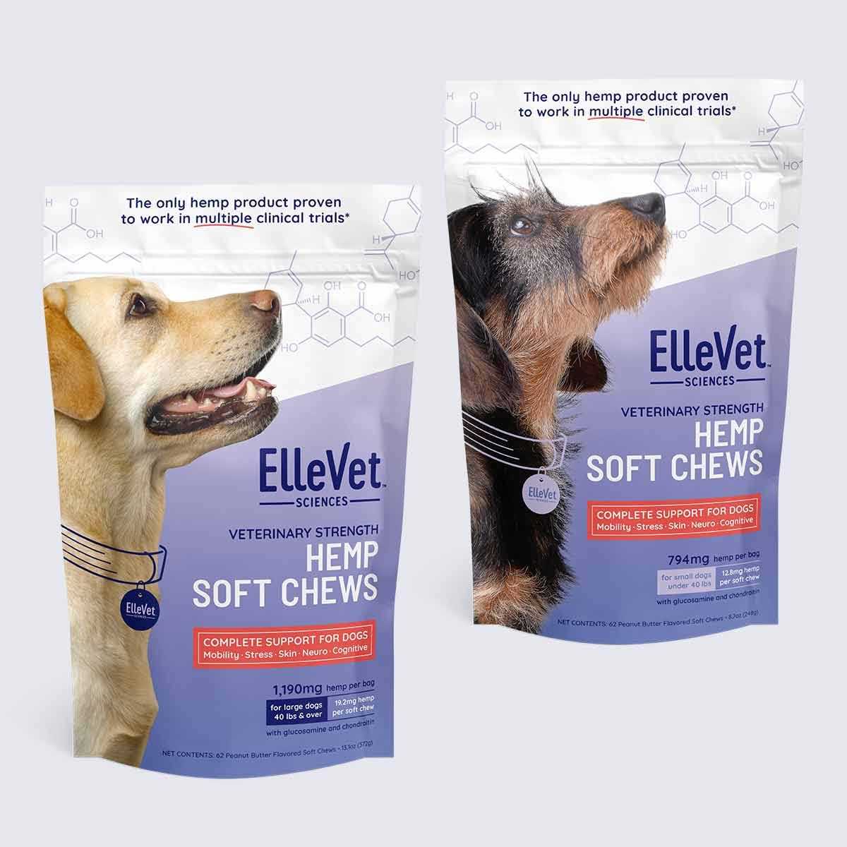 ElleVet Hemp Chews For Mobility - Healthber