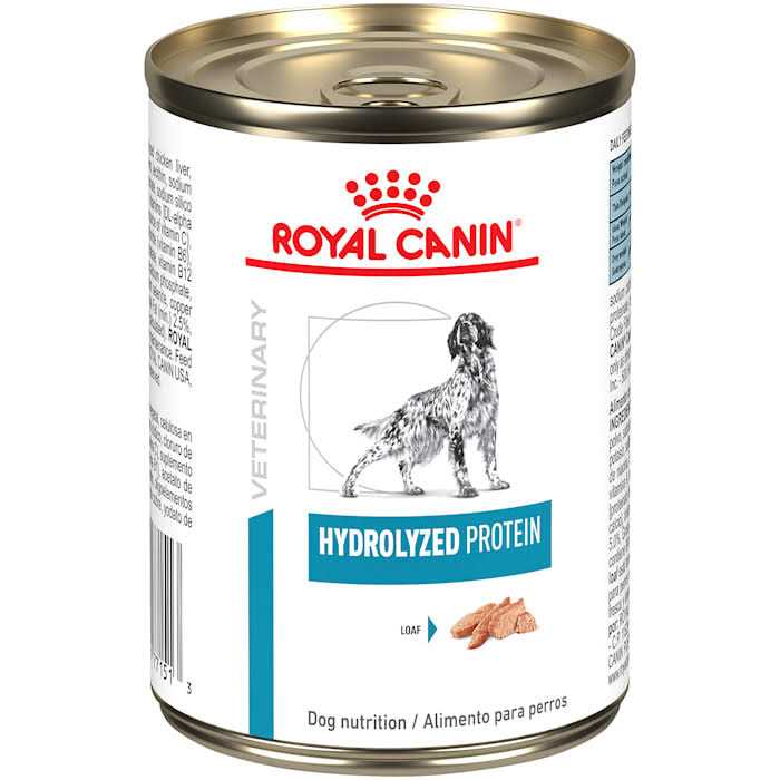 Royal Canin Veterinary Diet Canine Hydrolyzed Protein Adult Dog Loaf in Sauce Food – 13.7 oz can, Size: 13.8 oz, Flavor: Chicken | PetSmart - Healthber