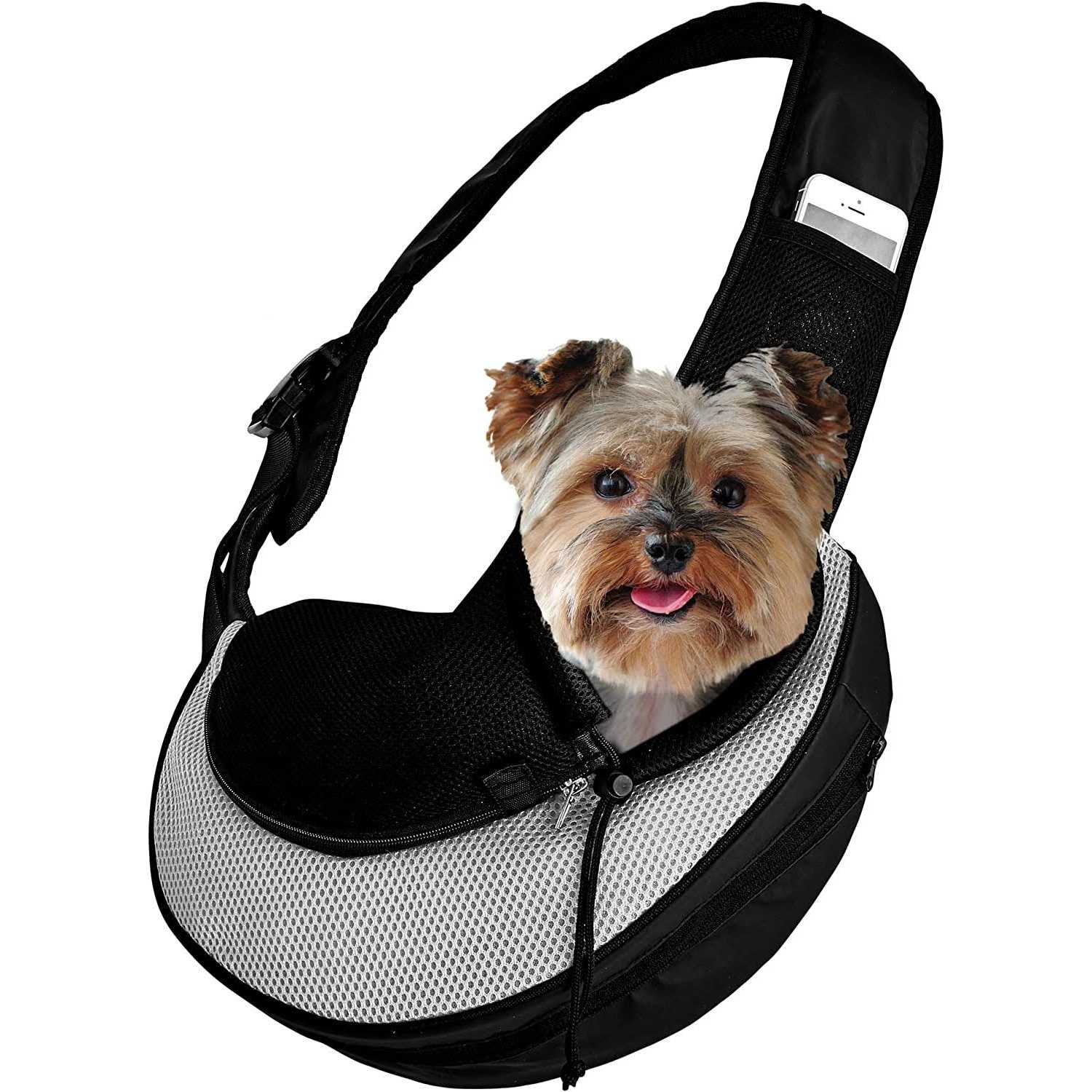 Katziela Expandable Pet Carrier Sling Bag - Healthber