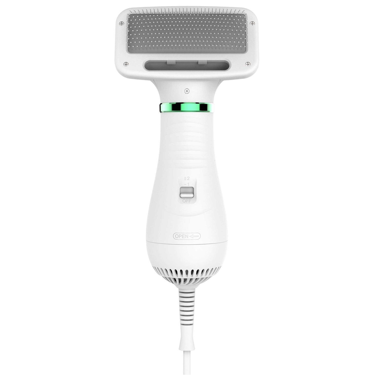 Pet Life Aero-Groom 2-in-1 Electronic Pet Dryer and Pin Brush - Healthber