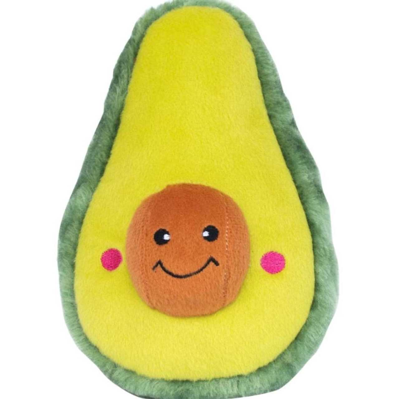 ZippyPaws NomNomz Avocado Dog Toy - Healthber