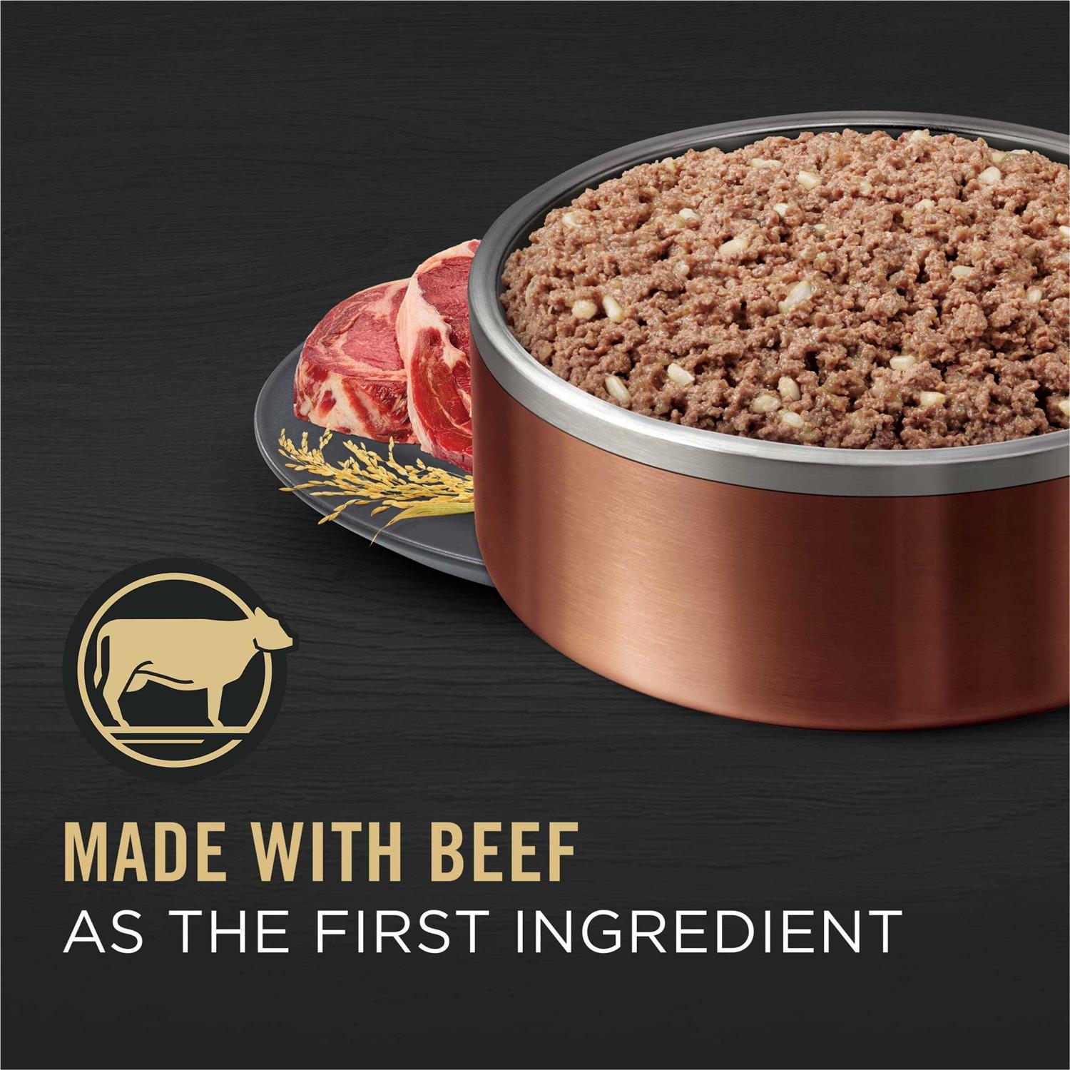 Purina Pro Plan Savor Classic Beef & Rice Entree Adult Wet Dog Food - Healthber