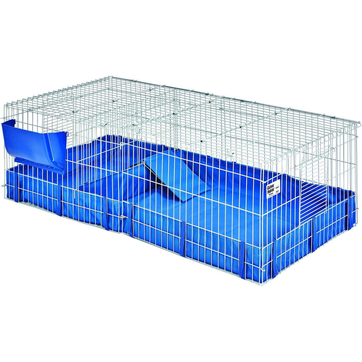 MidWest Guinea Habitat Deluxe Guinea Pig Cage - Healthber