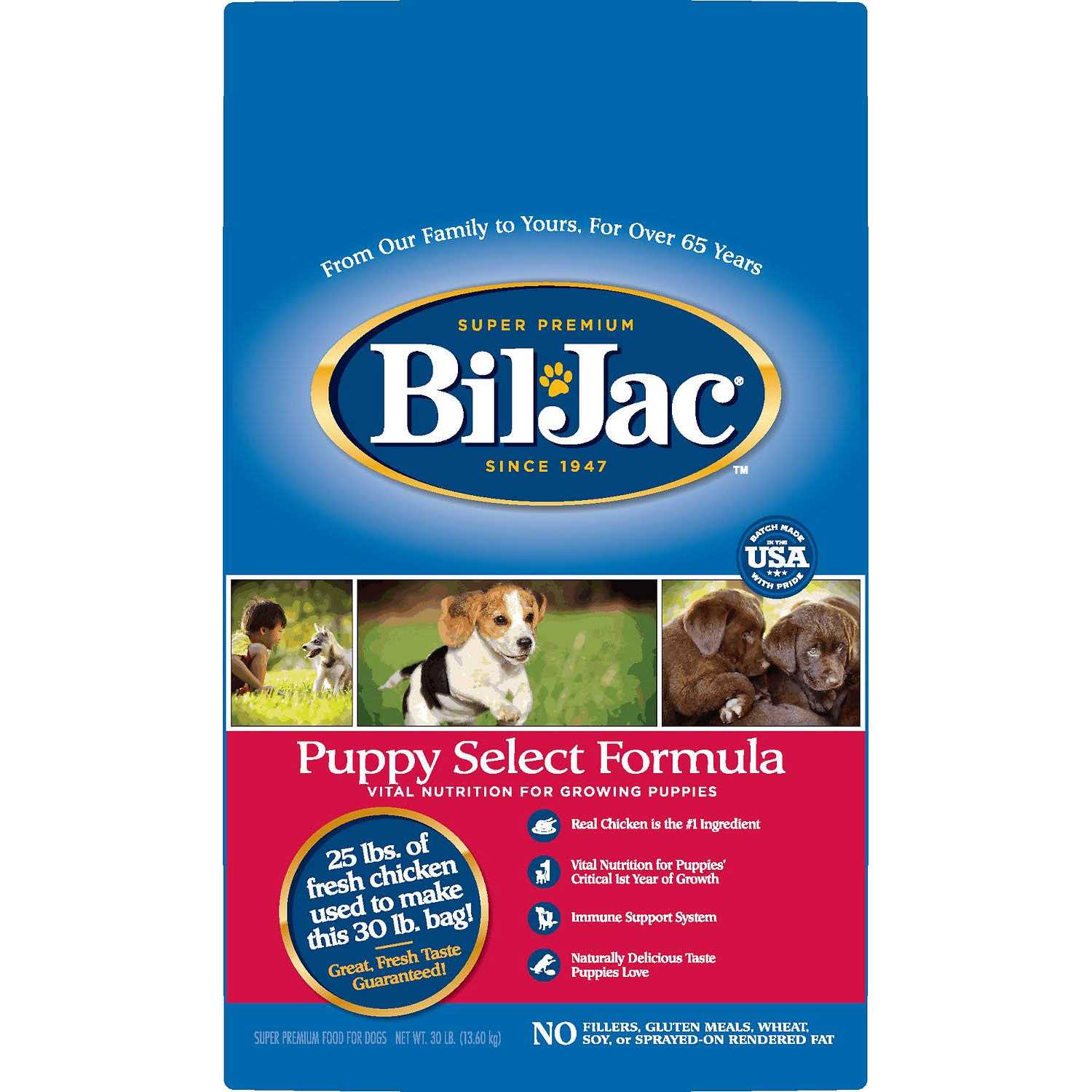 Bil-Jac Puppy Select Dog Dry Food - Healthber