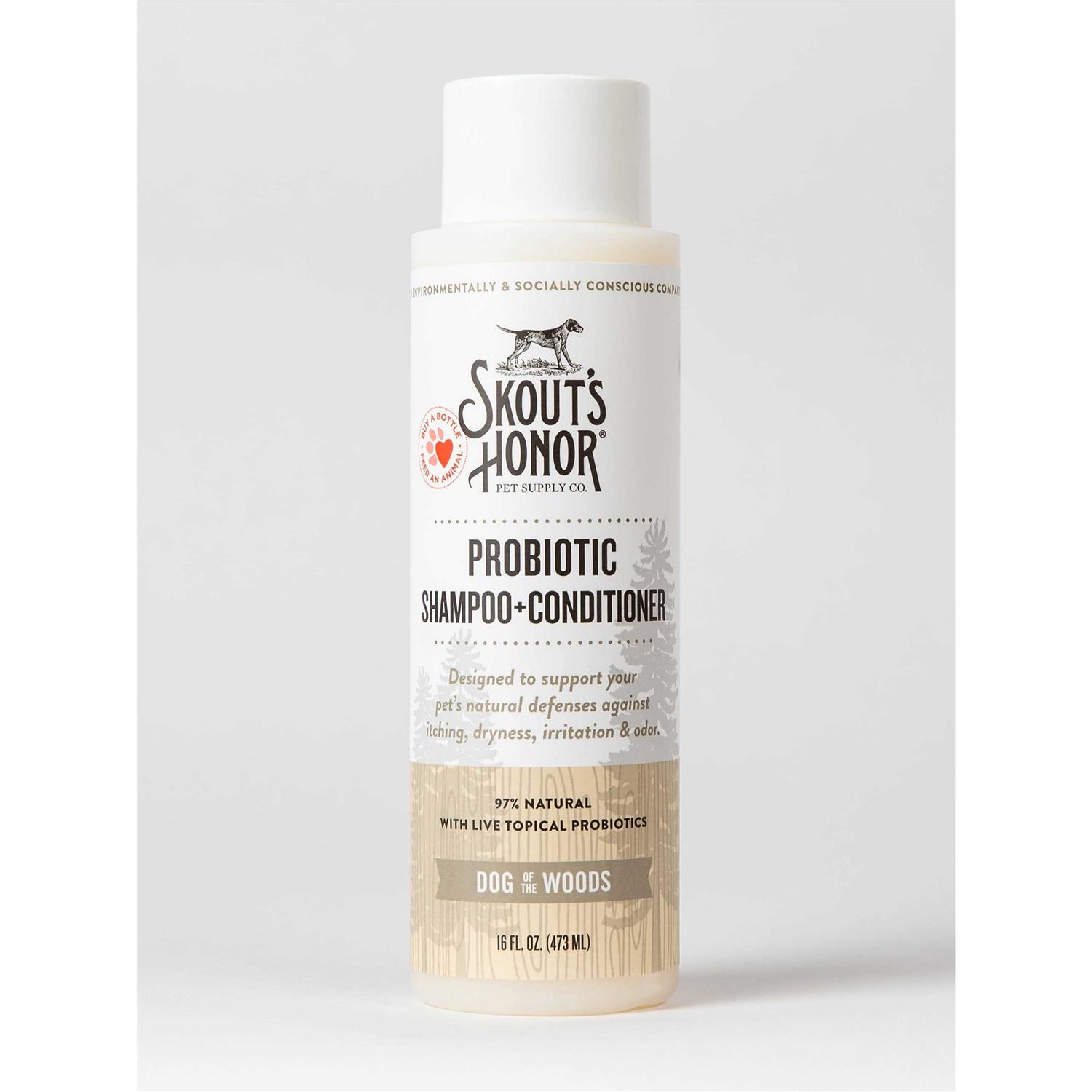 Skout’s Honor Probiotic Shampoo Conditioner Dog of the Woods - Healthber