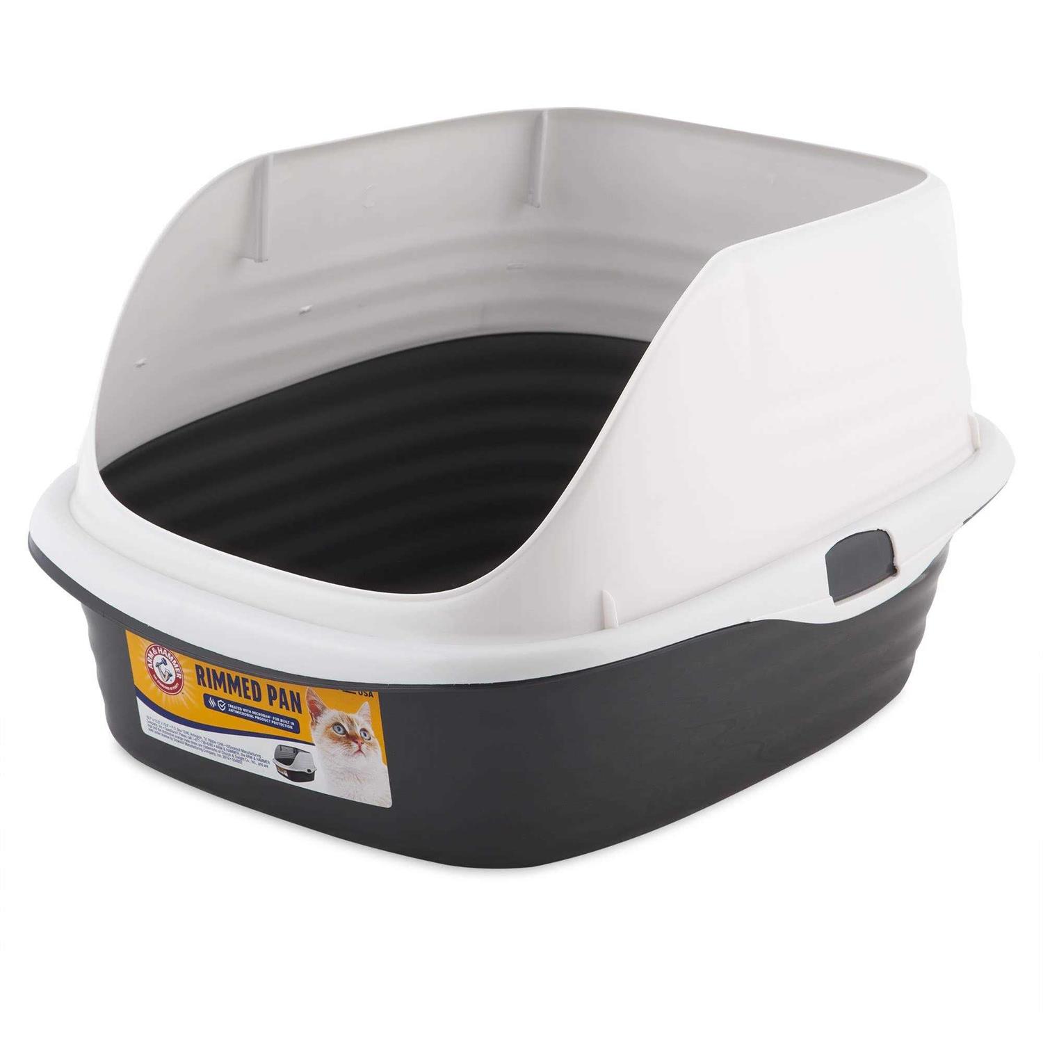 Arm & Hammer Large Rimmed Litter Pan - Healthber