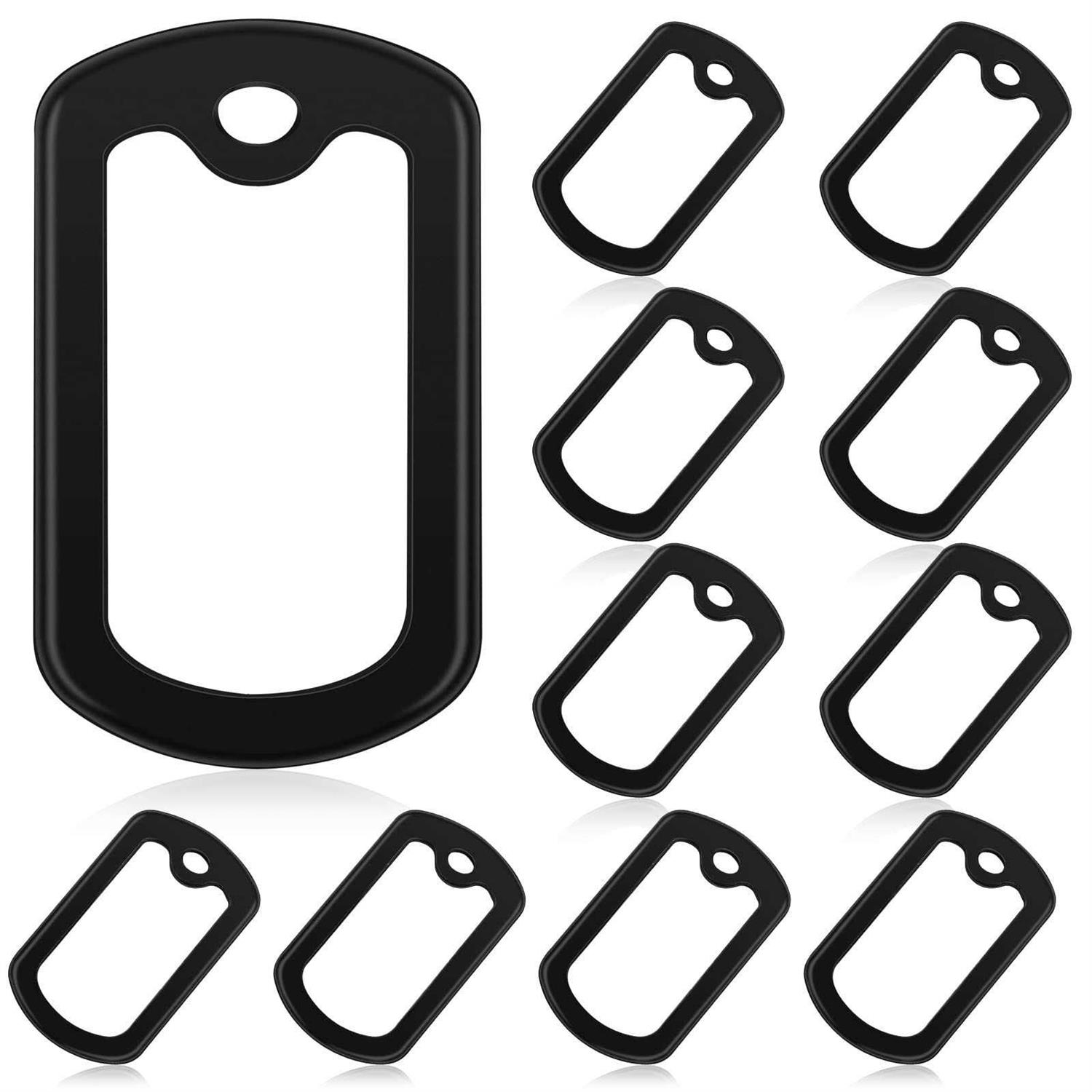 PinMart Military Dog Tag Silencer Silicone Rubber ID Tag Protector - Healthber