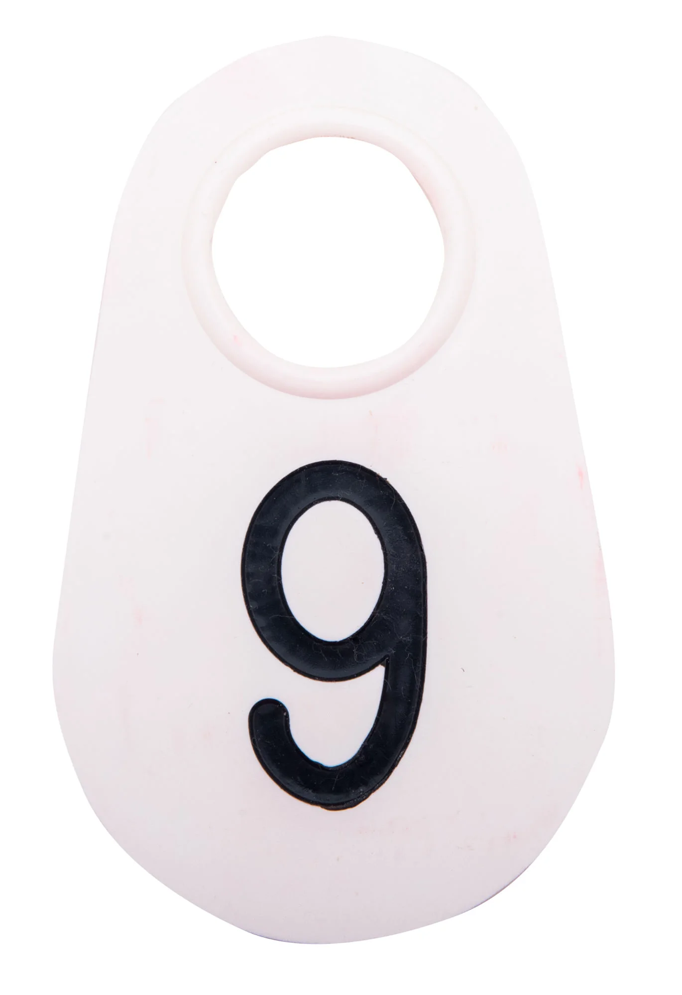 Bock's White Nylon Numbered Identification Tags, 1-100, Single Tag - Healthber