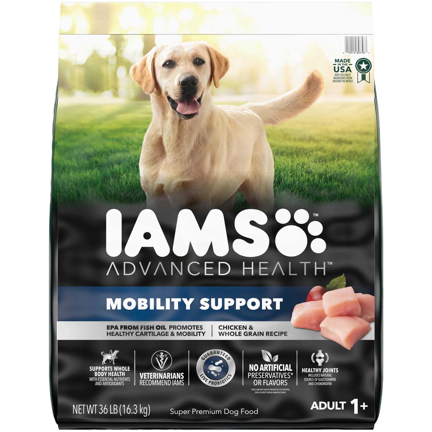 Iams Advanced Health Mobility Support Chicken & Whole Grain Recipe Adult Dry Dog Food - Healthber