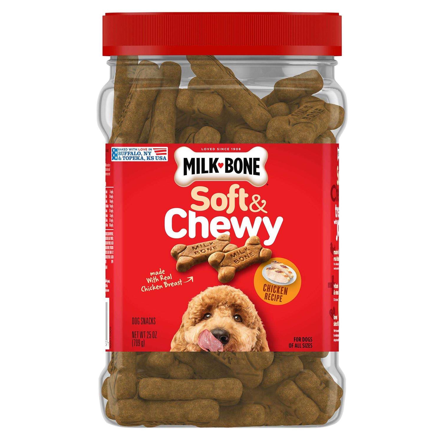 Milk-Bone Soft & Chewy Dog Treats Chicken - Healthber