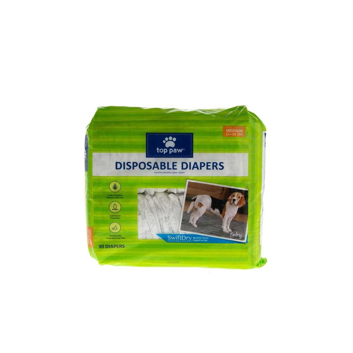 Top Paw Disposable Dog Diapers - Healthber