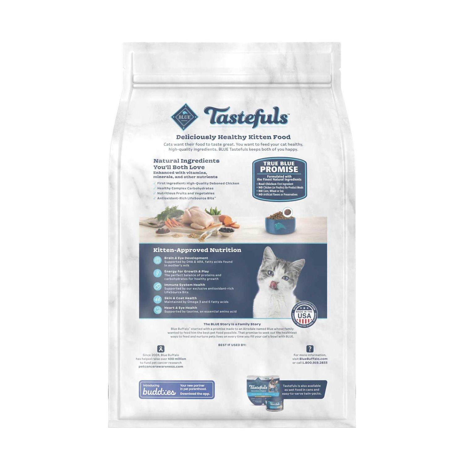 BLUE Healthy Growth Dry Kitten Food - Healthber