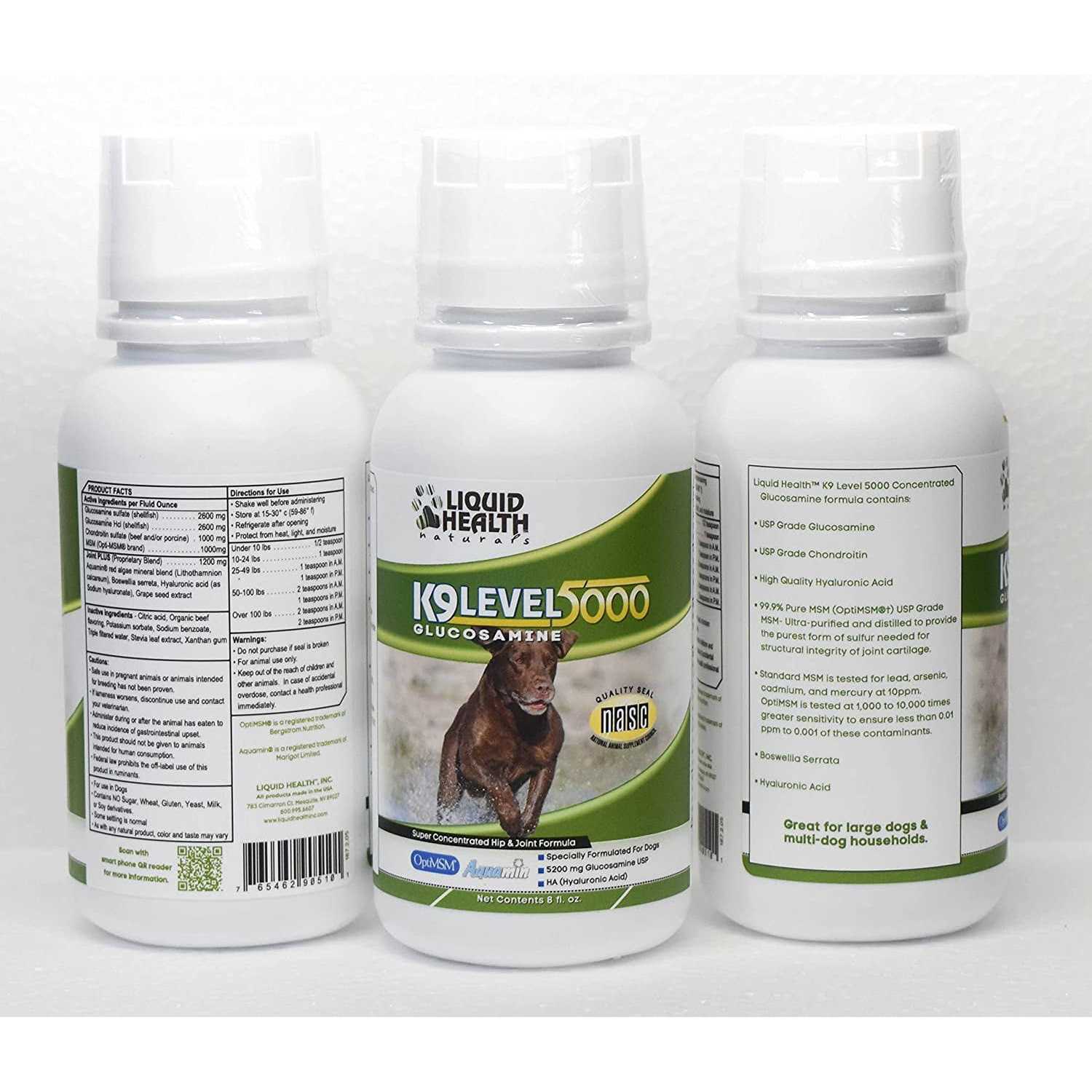 Liquid Health K9 Level 5000 Glucosamine - Healthber