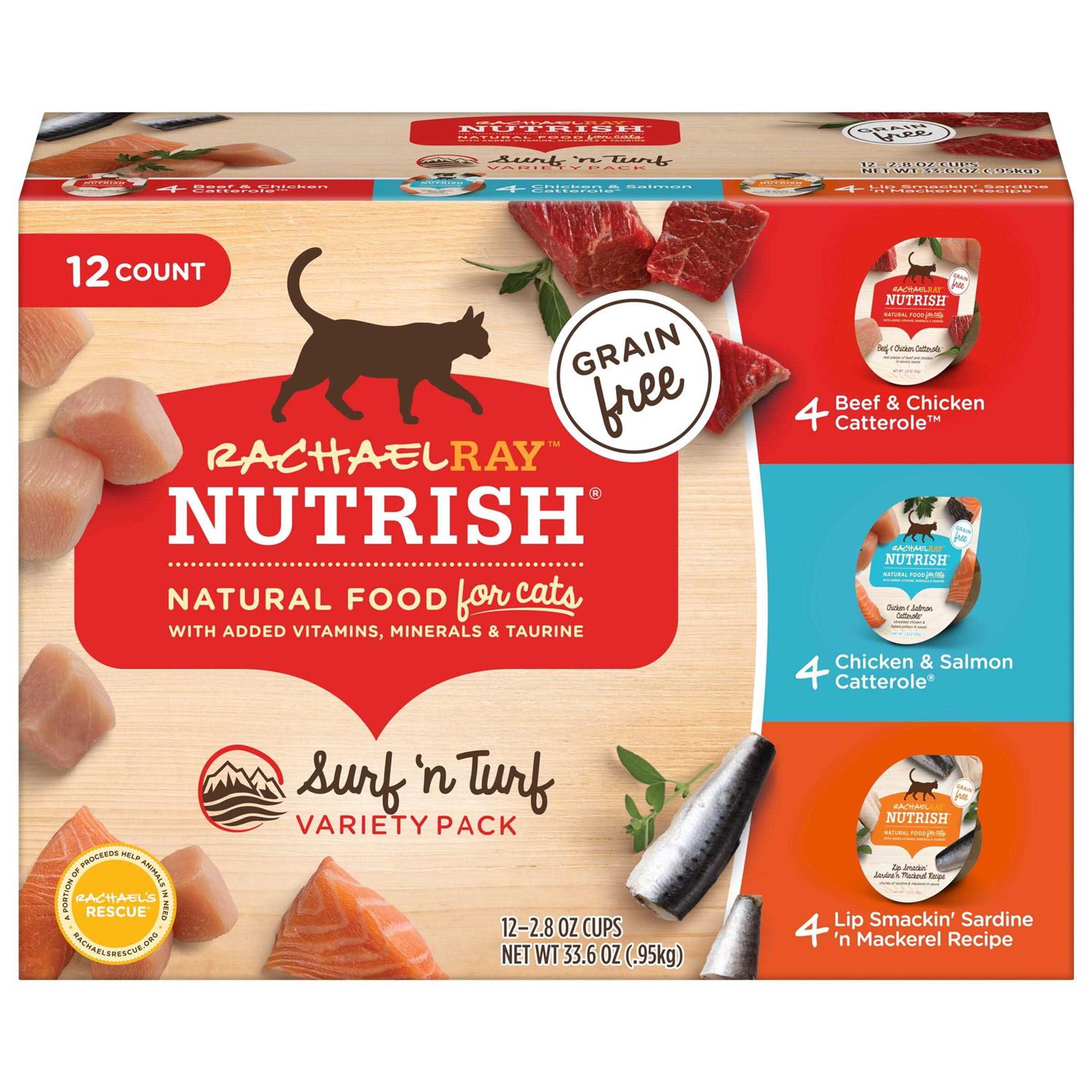 Rachael Ray Nutrish Variety Pack Wet Cat Food - Healthber