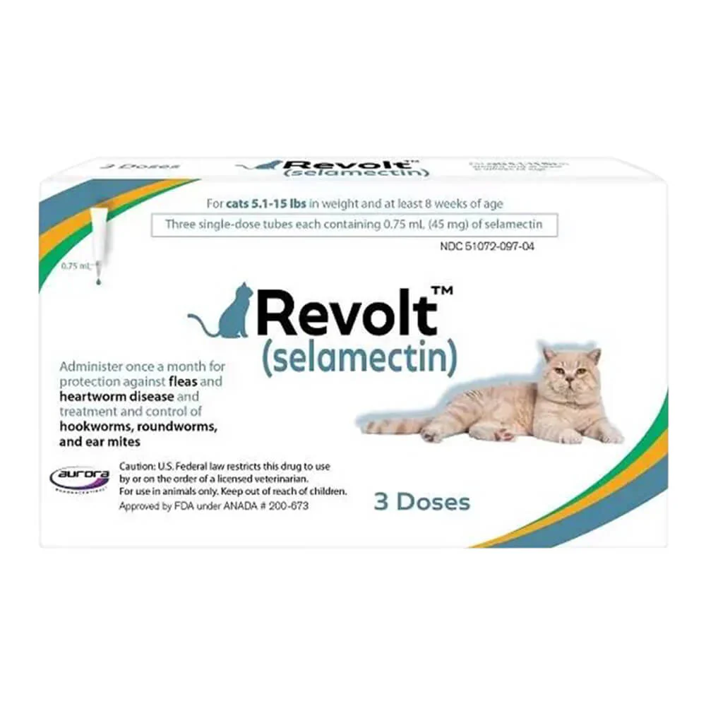 Rx Revolt (Selamectin) for Cats - Healthber