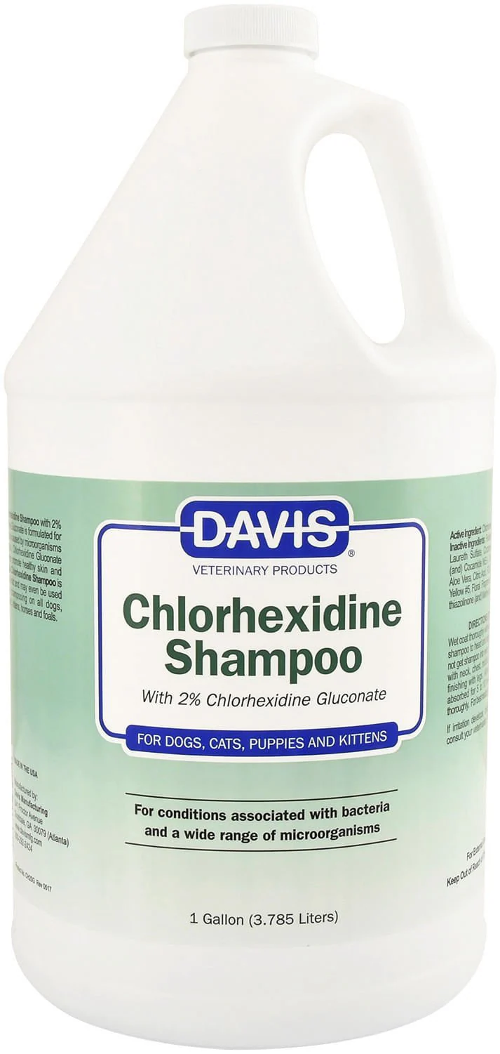 Davis Chlorhexidine (2%) Pet Shampoo for Dogs and Cats - Healthber
