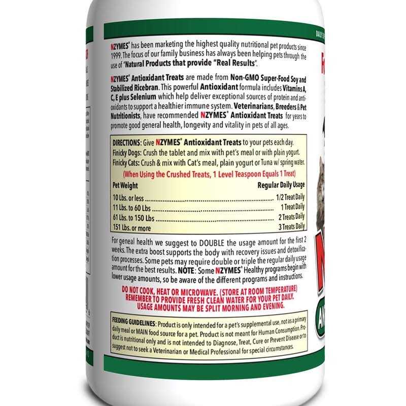 Nzymes Antioxidant Treats for Pets - Healthber