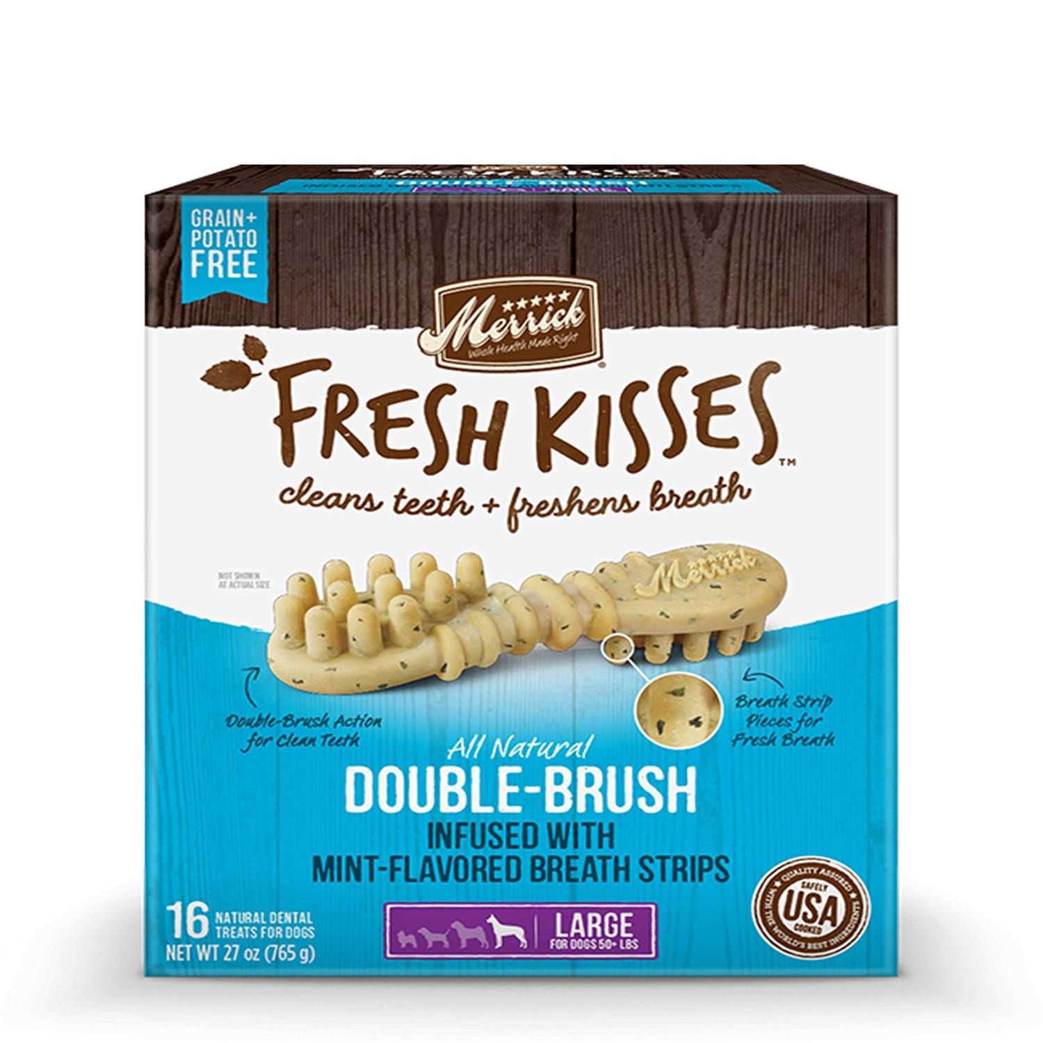 Merrick Fresh Kisses Dental Dog Treats - Healthber