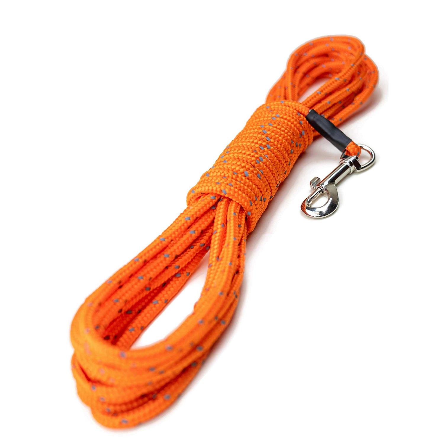Mighty Paw Check Cord Light Weight 30 Foot Dog Training Leash. Durable - Healthber