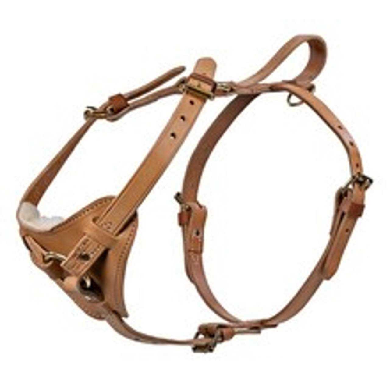 Signature k-9 Leather Tracking Harness - Healthber