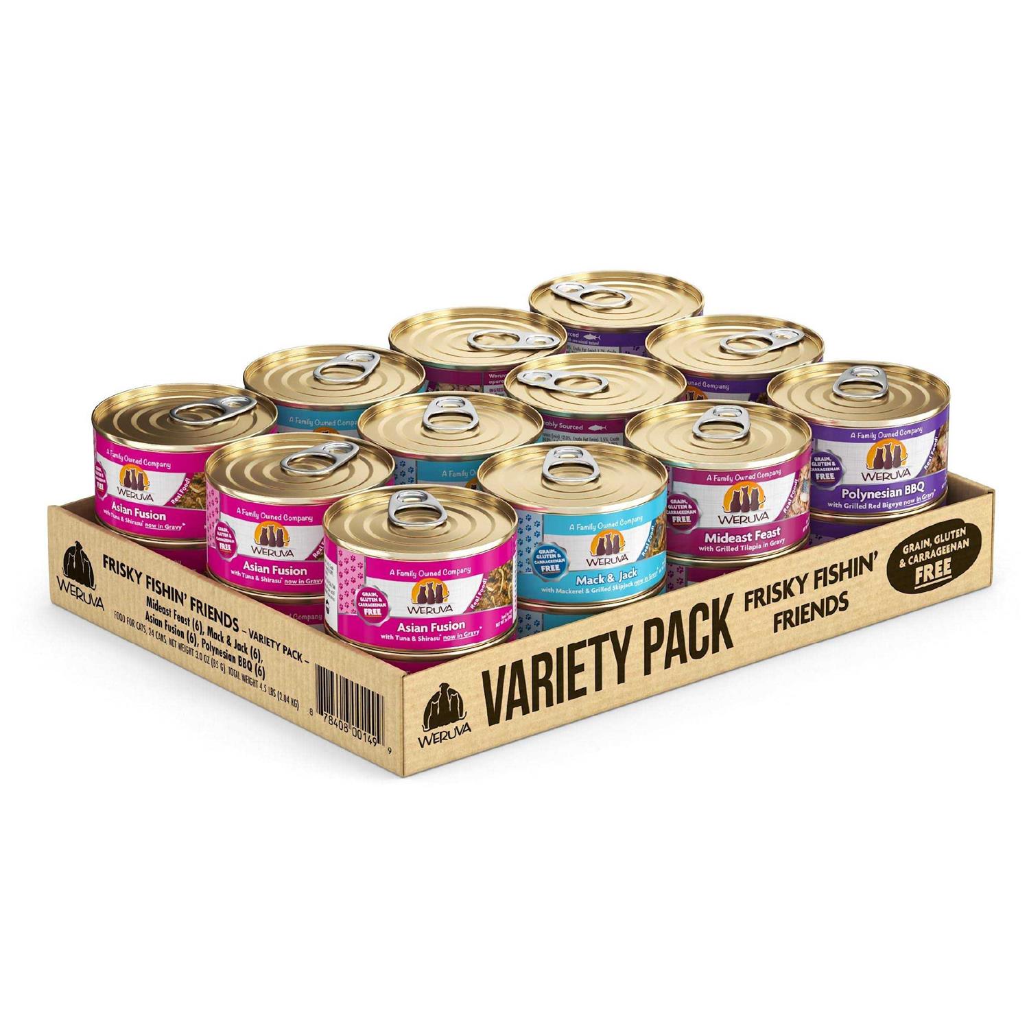 Weruva Classics Paw Lickin’ Pals Variety Pack Wet Cat Food - Healthber