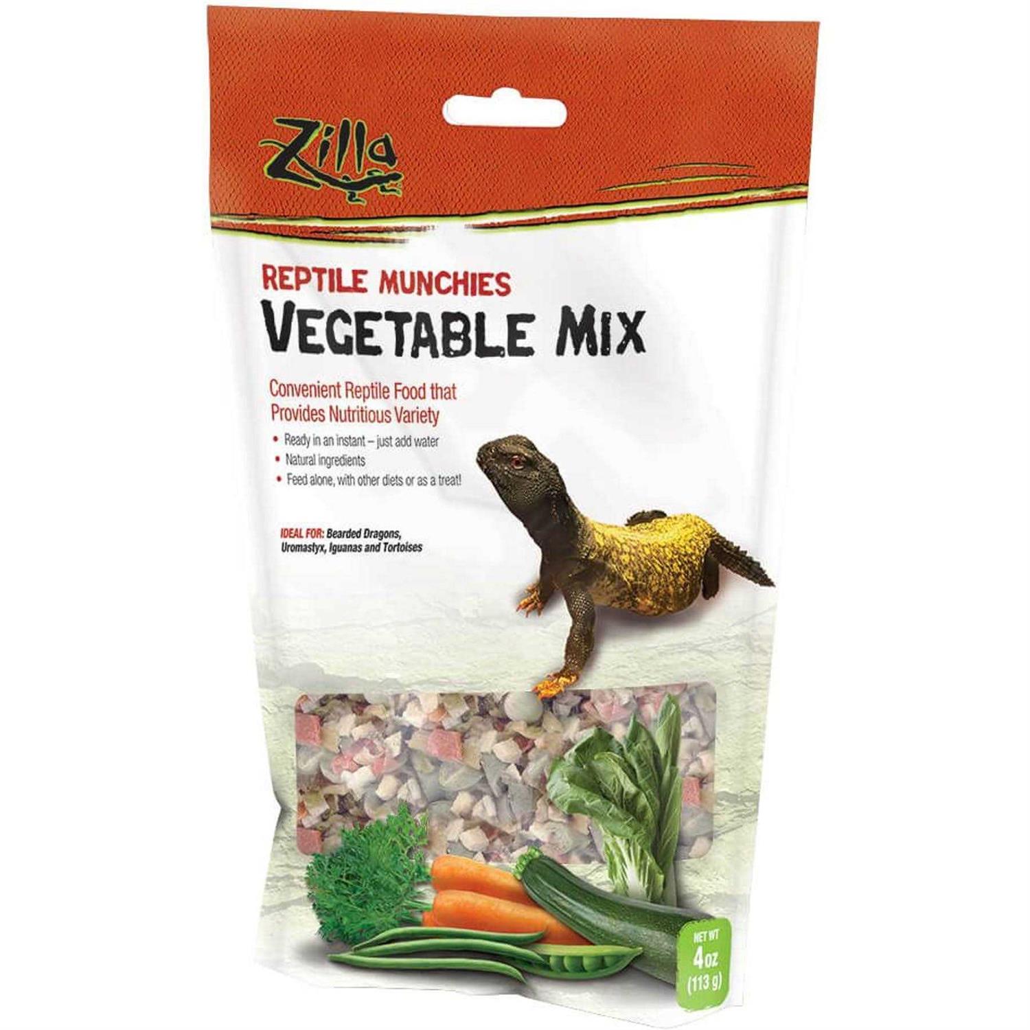 Zilla Reptile Munchies Vegetable Mix - Healthber