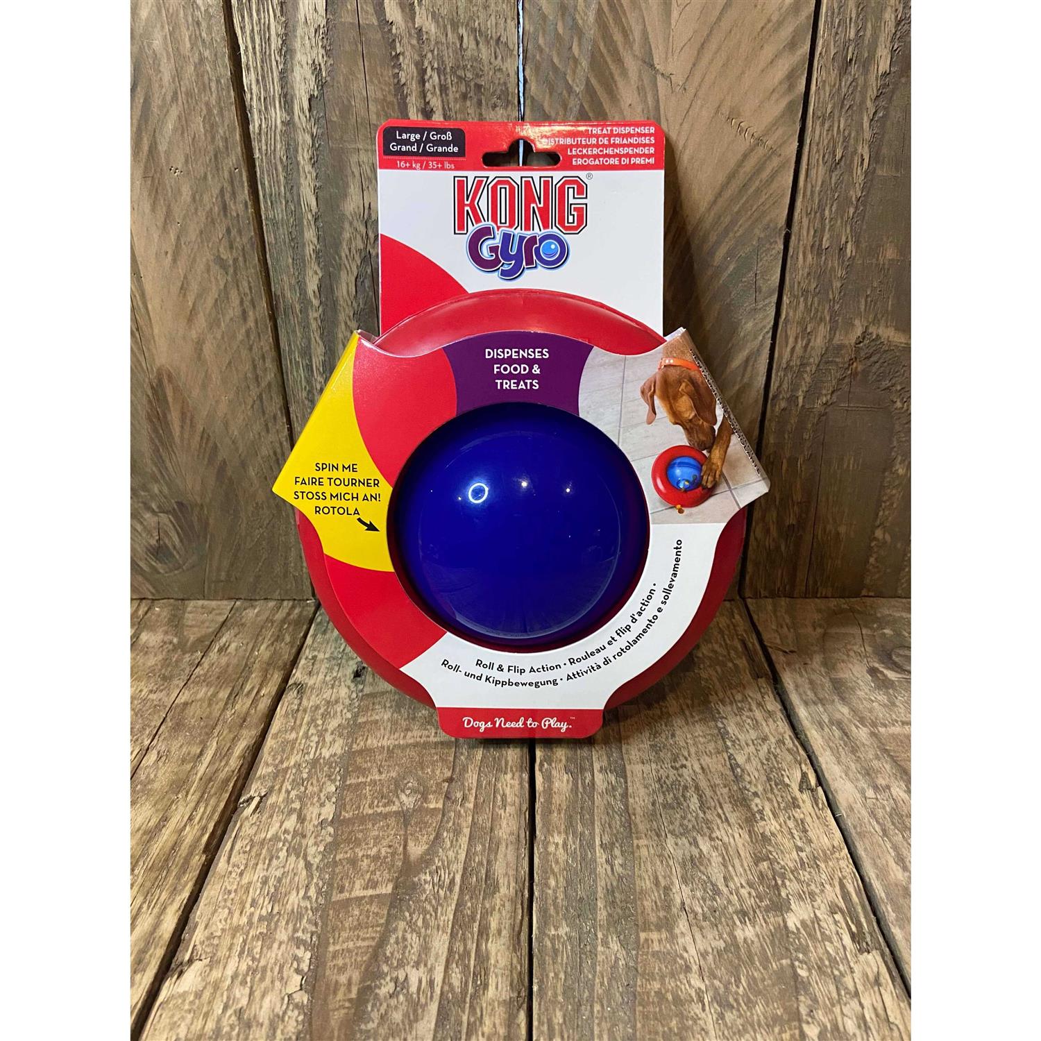 KONG Gyro Dog Toy - Healthber