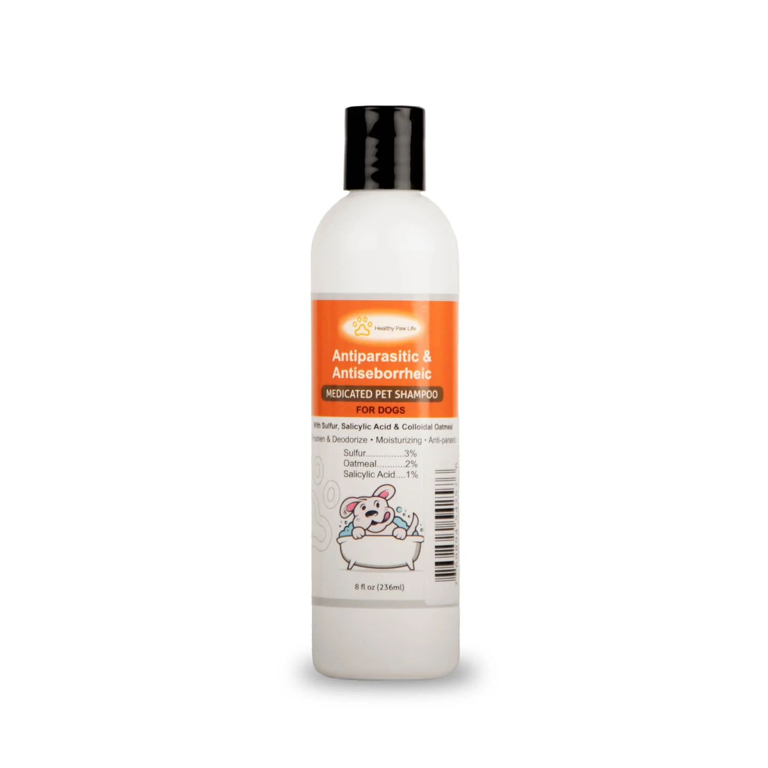 Healthy Paw Life's Lime Sulfur Shampoo, 8 fl oz - Healthber
