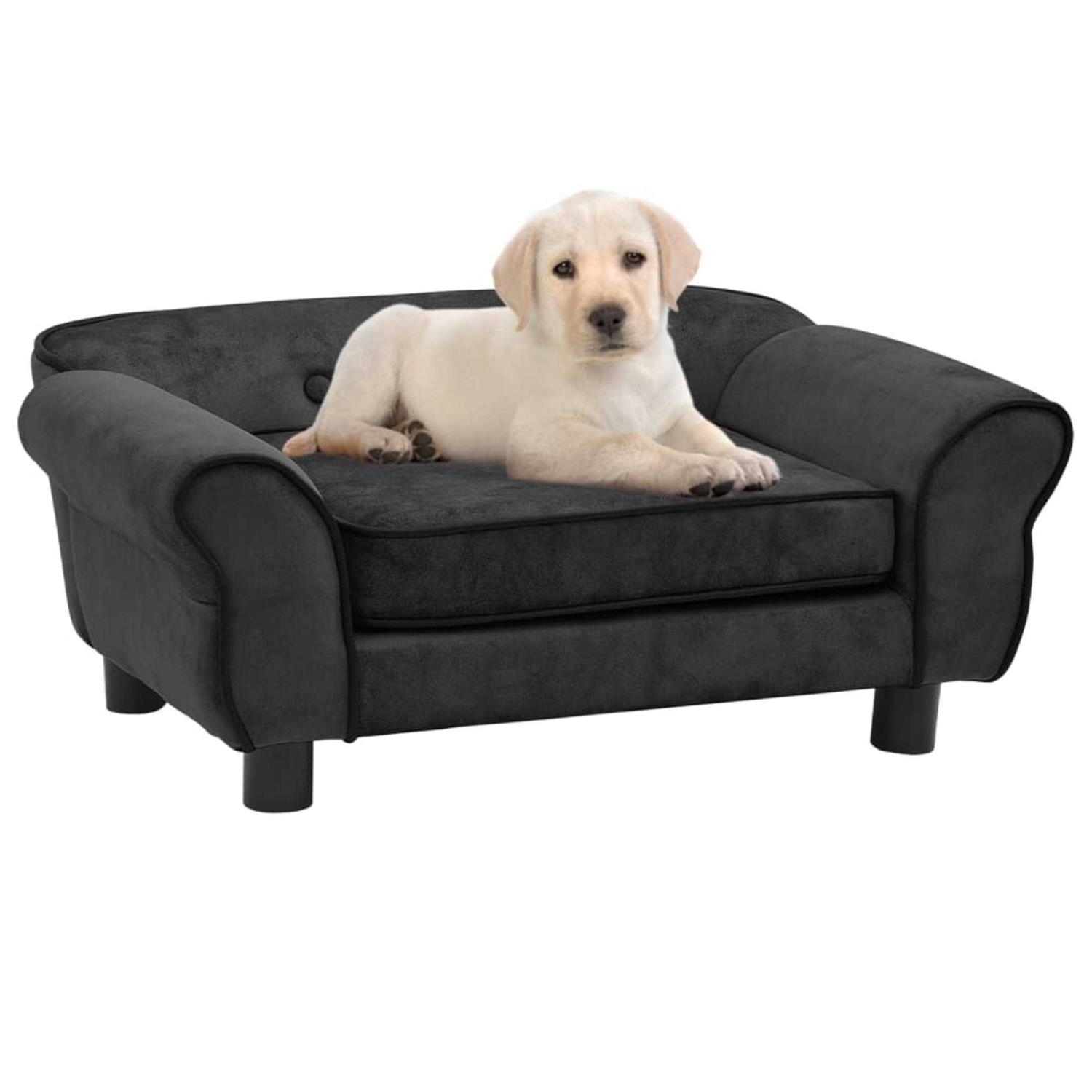 vidaXL Dog Sofa 28.3×17.7×11.8 Plush - Healthber